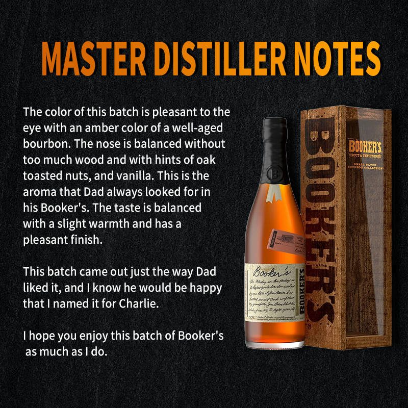 Booker's Small Batch Bourbon Whiskey 750ml 63.3%布克斯小批次波本威士忌