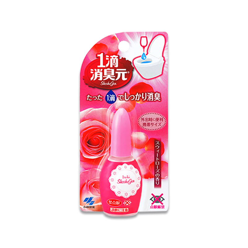 Kobayashi Sawaday One Drop Toilet Deodorizer Instant Cleaning Mint/Rose Scent 20ml Japan Import