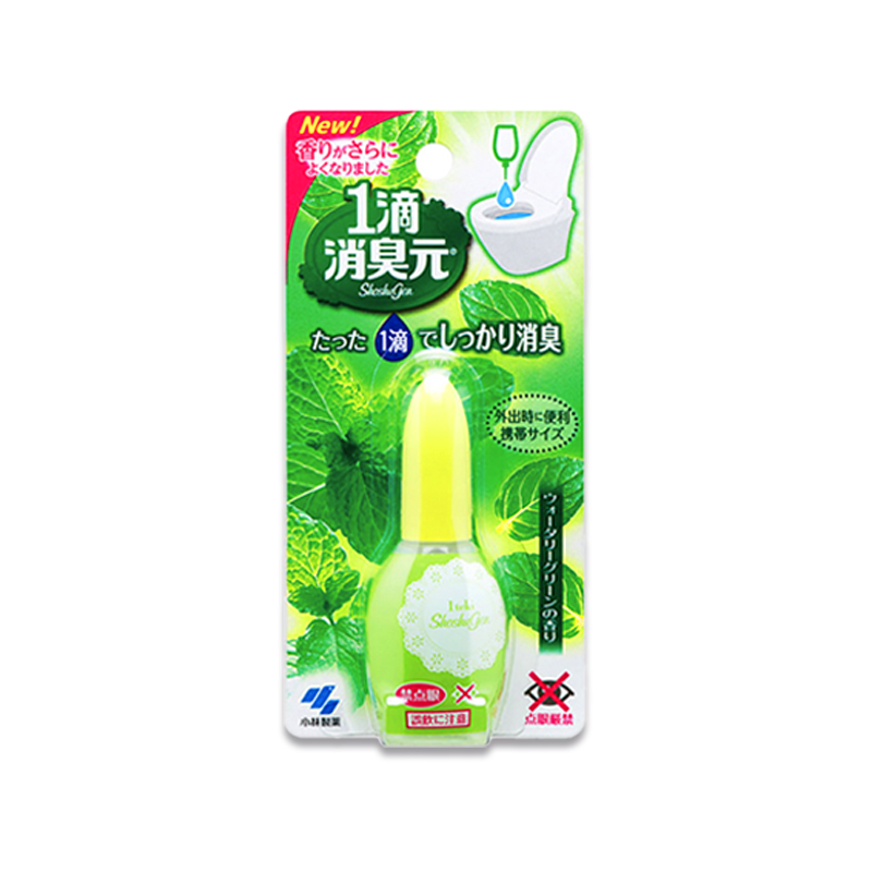 Kobayashi Sawaday One Drop Toilet Deodorizer Instant Cleaning Mint/Rose Scent 20ml Japan Import