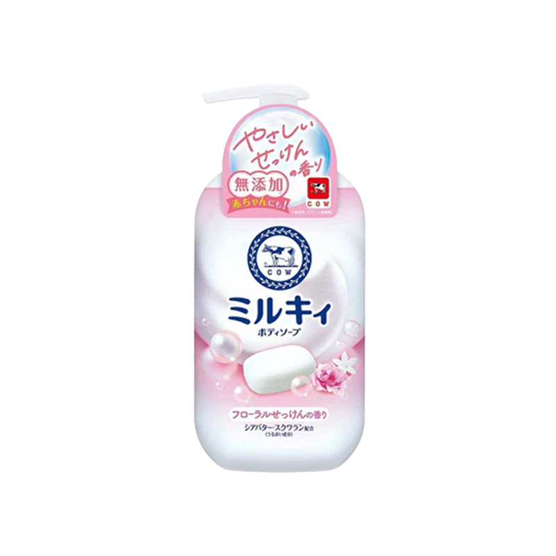 Cow Milky Body Soap Gentle Citrus Floral Soap Pump 500ml Refill 360ml Japan Import