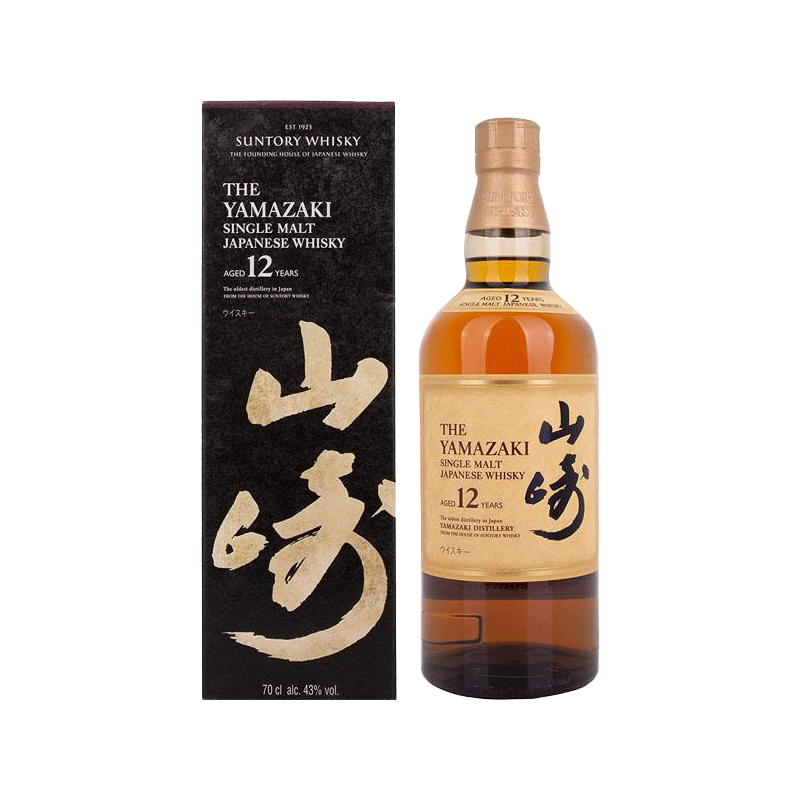 Suntory Yamazaki 12 Years Old Single Malt Whisky Japanese Whisky 700ml 43%