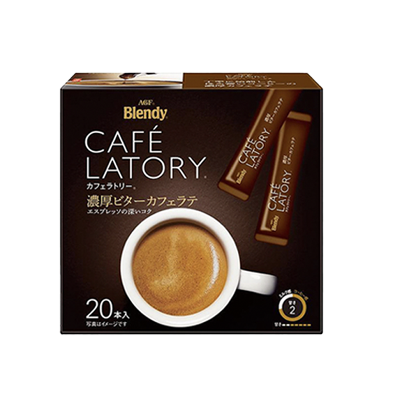 đŻđ”AGF Instant Coffee Blendy Coffee Cafe Latory / Cappuccino 27/18/ 20 sachetsă Import from Japană