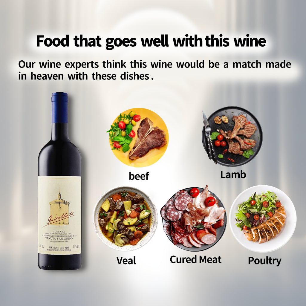 2022 Tenuta San Guido Guidalberto 750ml 14% Central Italy Toscana Merlot Red Wine