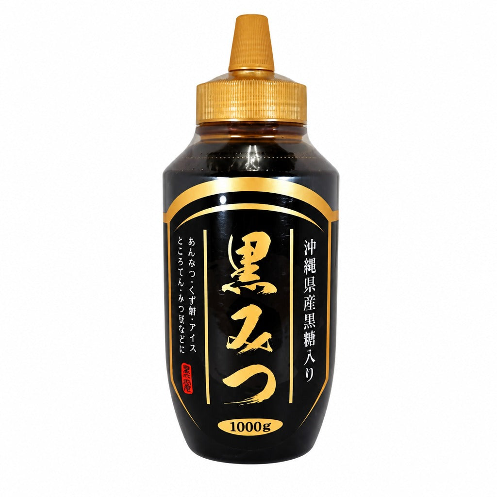 Japan Kousyo Okinawa Brown Sugar Syrup Kuromitsu 1kg – Japanese Black Sugar Sauce for Mochi, Desserts, Ice Cream & Yogurt
