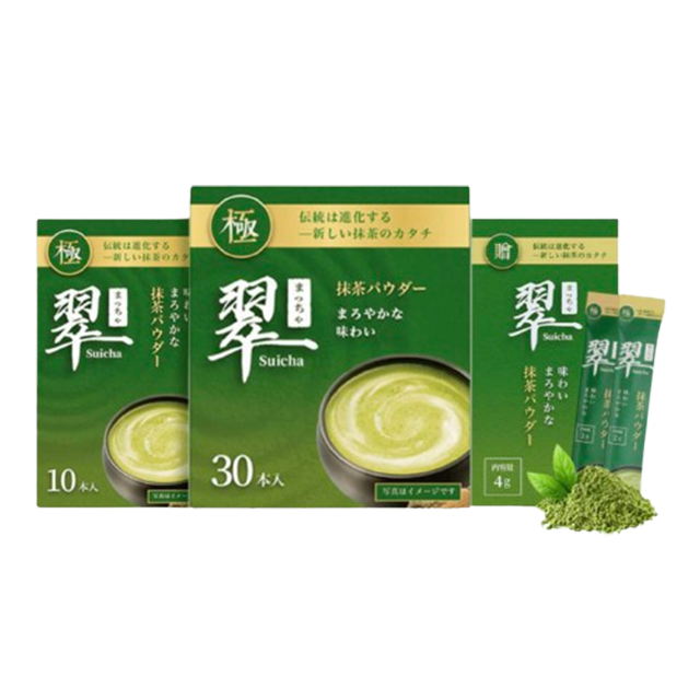 Suicha Matcha Green Tea Powder 10/30 Sticks抹茶スティック