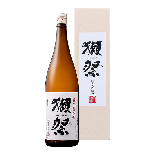 Dassai 45 1.8L Junmai Daiginjo Sake with paper box
