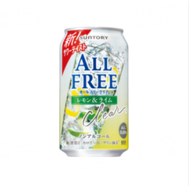 Suntory All Free Clear Bitter Orange / Lemon and Lime Beer 350ml 0%
