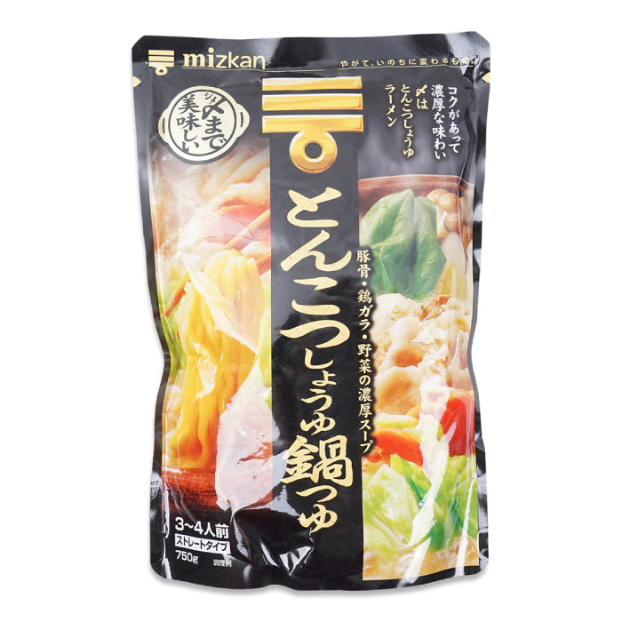 Mizkan Soup Basing Chicken Collagen Pork Bone Soy Yose Nabe Sesame Soy Milk 750g Japan Import