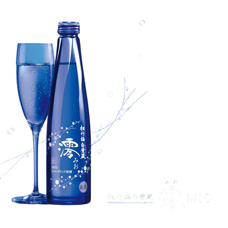 Takara Shochikubai Mio Sparkling Sake 300ml 5%松竹梅白壁蔵 澪