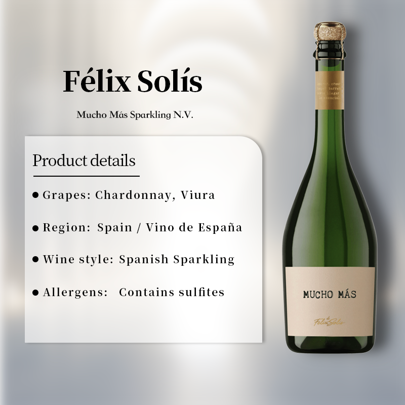 Solis Mu Felix cho Mas Sparkling Wine N.V. 750ml 11.5%