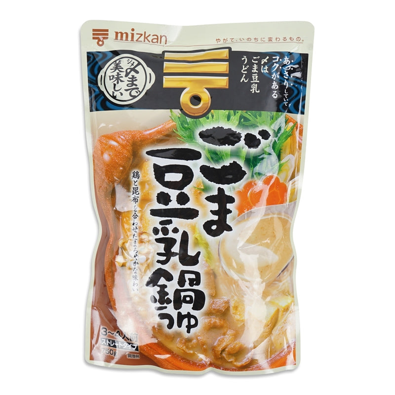 Mizkan Soup Basing Chicken Collagen Pork Bone Soy Yose Nabe Sesame Soy Milk 750g Japan Import