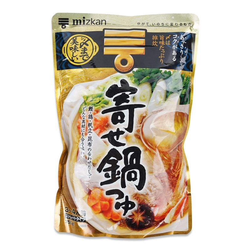Mizkan Soup Basing Chicken Collagen Pork Bone Soy Yose Nabe Sesame Soy Milk 750g Japan Import
