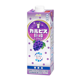 Asahi Beverage Calpis Kyoho L Pack, Paper Container, 33.8 fl oz (1,000 ml) x 1 Bottle