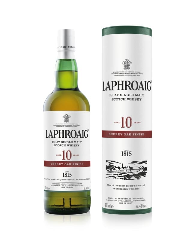 Laphroaig 10 Years Old Sherry Oak Finish in Giftbox 700ml 48%
