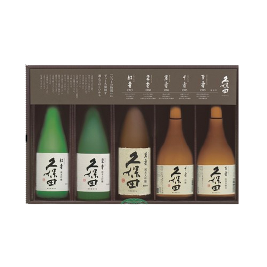 Kubota Sake Brewery Collection Set 300ml X 5 Bottles Kubota Gift Set