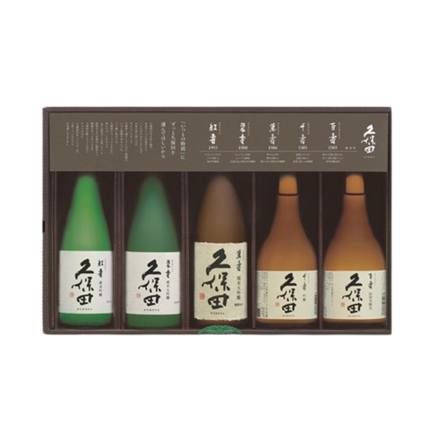 Kubota Sake Brewery Collection Set 300ml X 5 Bottles Kubota Gift Set