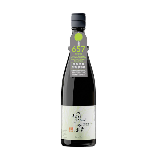 Kaze no Mori Akitsuho 657 Junmai shu 720ml 17%風之森秋津穗657純米酒