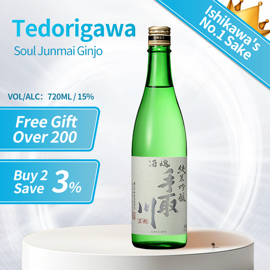 Tedorigawa Sake Shukon Junmai Ginjo Japanese Sake 720ml 15%