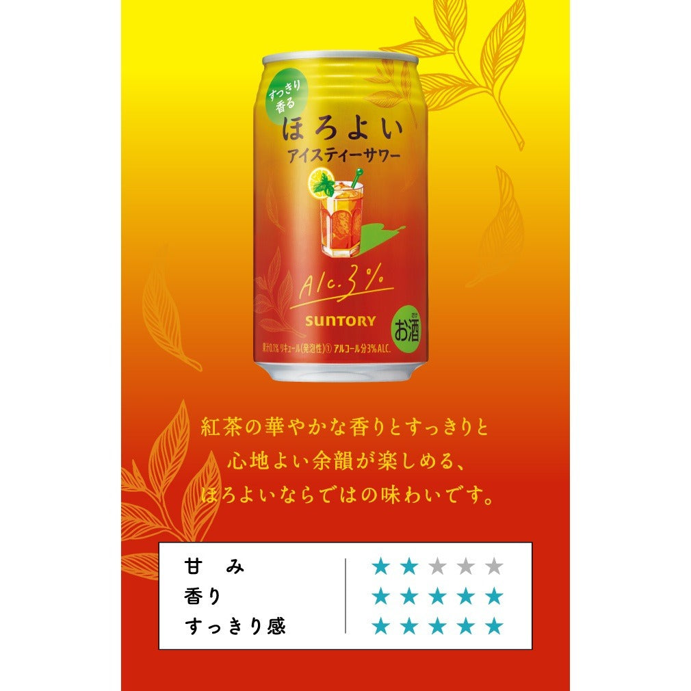 Assorted Suntory Horoyoi Chu-Hi Beer 350ml 3% Grape Umeshu Salty White Grape Cream Soda Lemond Mikan Yuzu Lemon