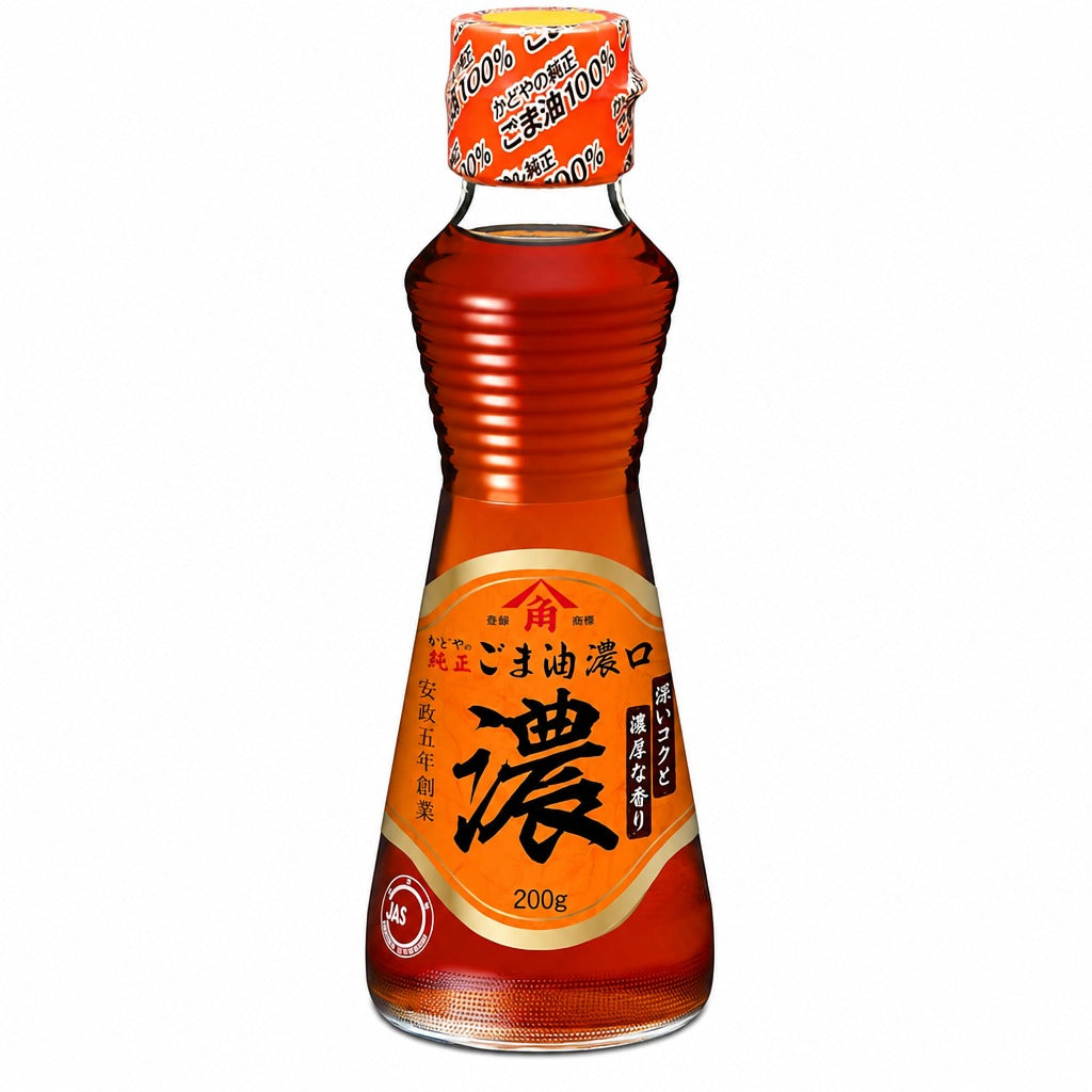 Kadoya Japanese Sesame Oil Collection – Pure Sesame Oil 200g / Sesame Chilli Oil 45g