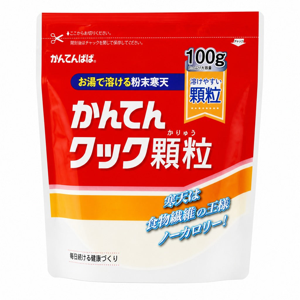 Japan Kantenpapa Agar Agar Kanten – Granules 100g / Stick Powder 4g x 20 / Soup Thread Agar 100g – Vegan Jelly & Dessert Thickener