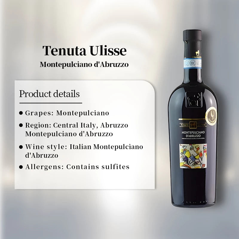 Tenuta Ulisse Montepulciano d'Abruzzo (Unico) 2022 750ml 14%尤里西斯红葡萄酒