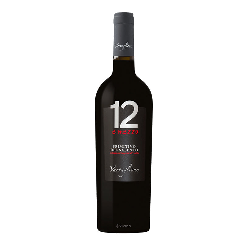 Varvaglione 12 e Mezzo Primitivo del Salento 2022 Southern Italy Puglia Red Wine
