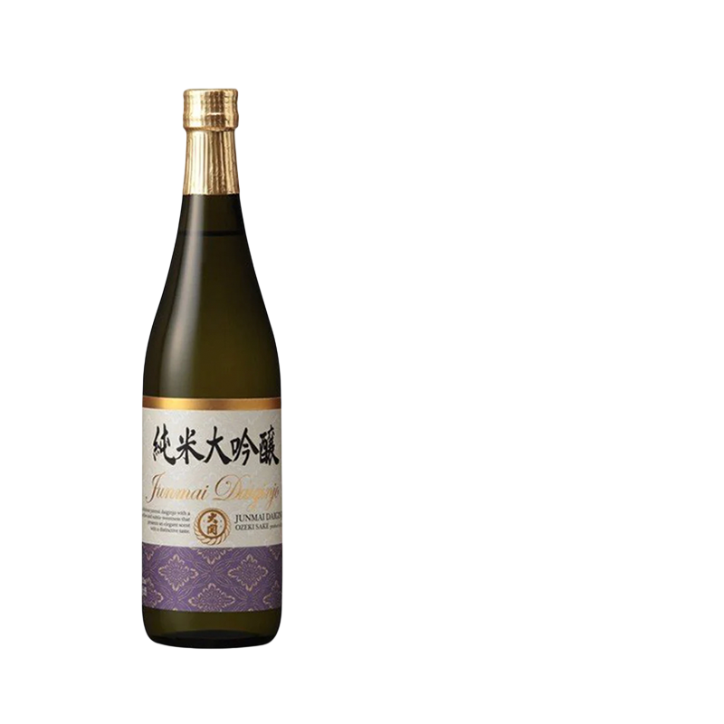 Ozeki Junmai Daiginjyo Sake Mellow Faint Sweetness Aromatic Derived From Rice 15% 720ml大関