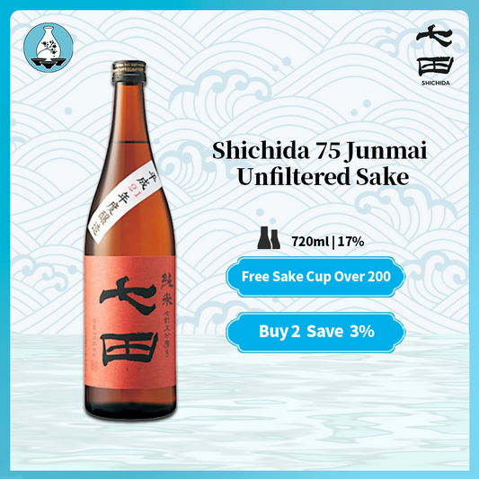 Shichida 75 Junmai Yamadanishiki Muroka Nama Sake 17% 720ml