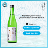 Toyobijin Jundo Ichizu Junmai Ginjo Directly Drawn 720ml 16% 東洋美人