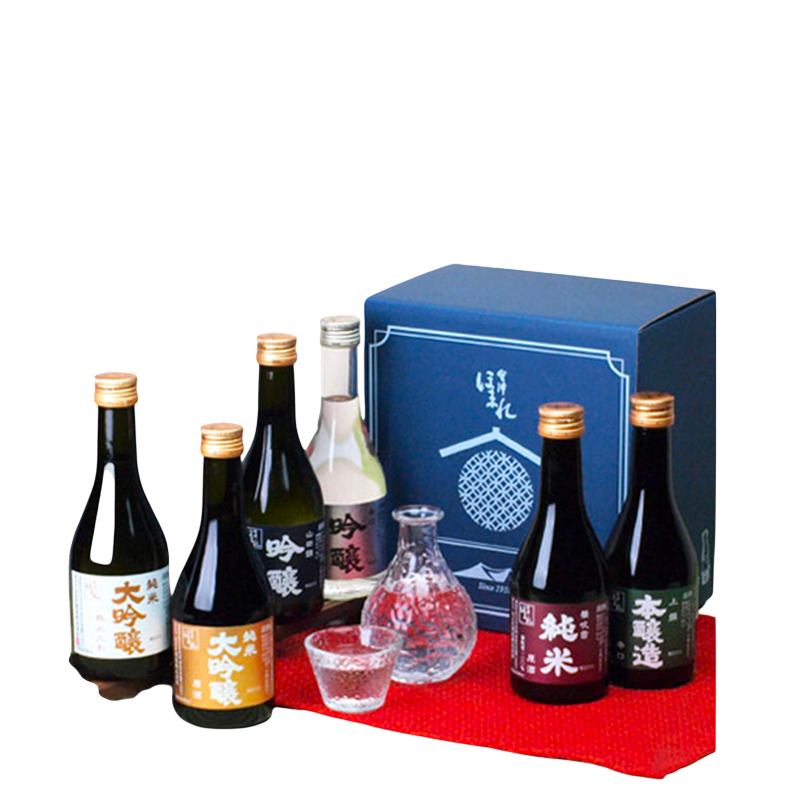 东寺严选清酒比较套装 300ml x 6 瓶 16%杜氏厳选