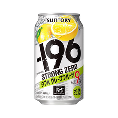 (6 Cans) Suntory -196℃ Strong Zero Double Lemon/ Grapefruit/ Shikuwasa/ Plum 350ml