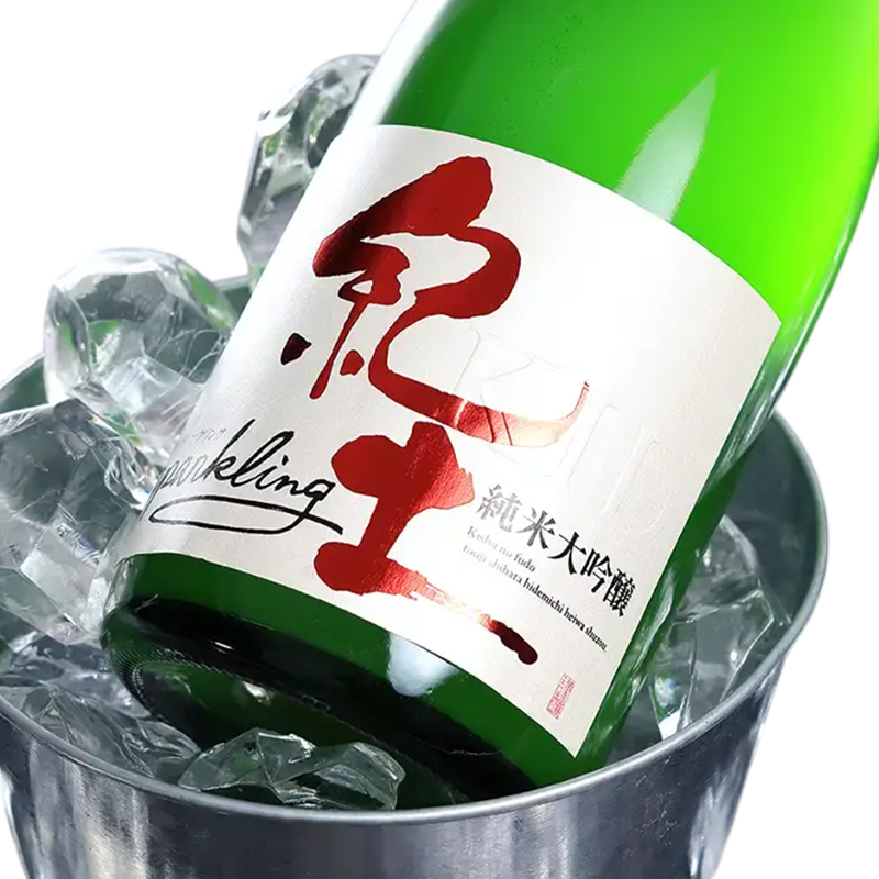 KID Junmai Daiginjo Sparkling Japanese Sake 720ml 14% 紀土