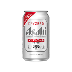Asahi Dry Zero Non-Alcoholic Beer 350 ML 0% Can 6 CANS