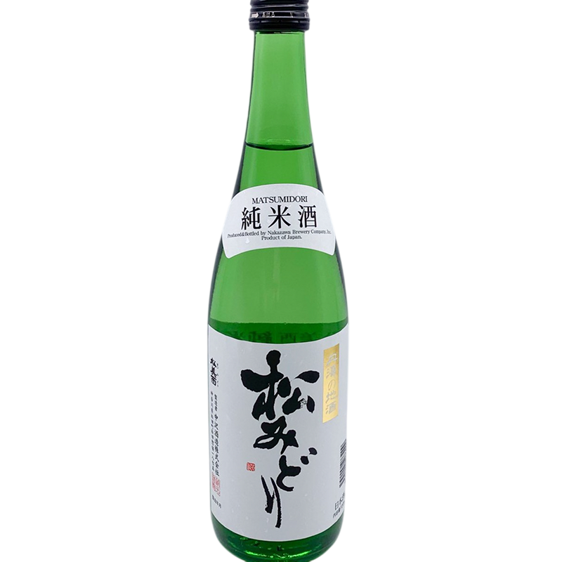 Matsumidori Junmaishu Japanese Junmai sake 15% 720ml