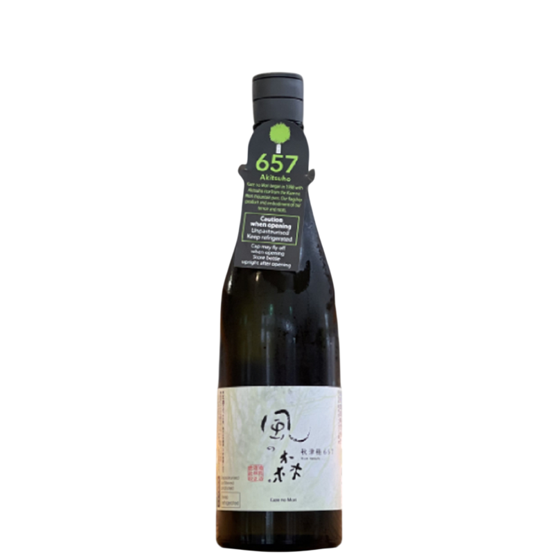 Kaze no Mori Akitsuho 657 Junmai shu 720ml 17%風之森秋津穗657純米酒