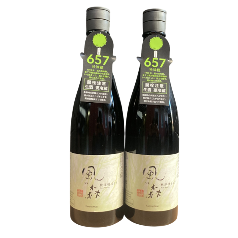 Kaze no Mori Akitsuho 657 Junmai shu 720ml 17%風之森秋津穗657純米酒