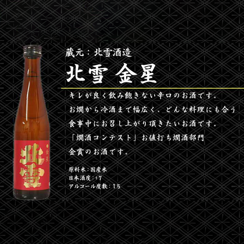 Niigata's gold medal-winning sake brewery comparison set 300ml x 5 bottles