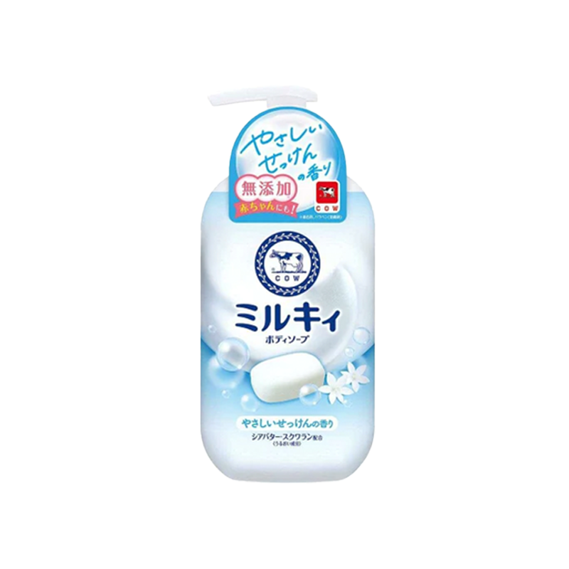 Cow Milky Body Soap Gentle Citrus Floral Soap Pump 500ml Refill 360ml Japan Import