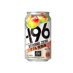 (6 Cans) Suntory -196℃ Strong Zero Double Lemon/ Grapefruit/ Shikuwasa/ Plum 350ml