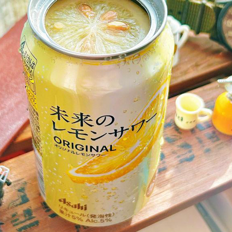Asahi Future Lemon Original Lemon Sour Chuhai Can Drinks Japanese Beer 5% 345ml
