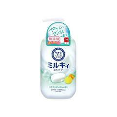 Cow Milky Body Soap Gentle Citrus Floral Soap Pump 500ml Refill 360ml Japan Import
