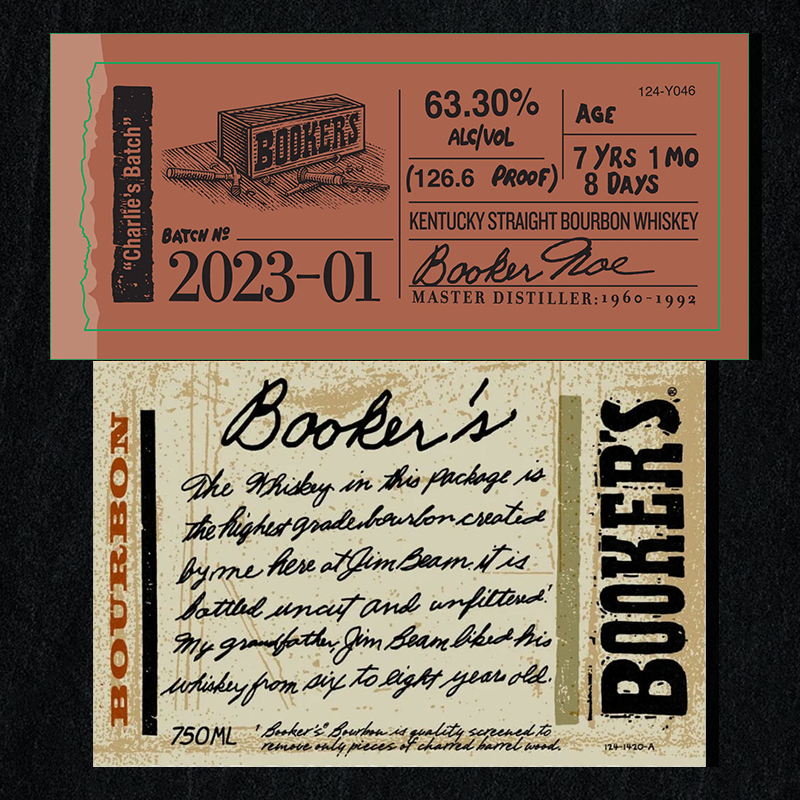 Booker's Small Batch Bourbon Whiskey 750ml 63.3%布克斯小批次波本威士忌