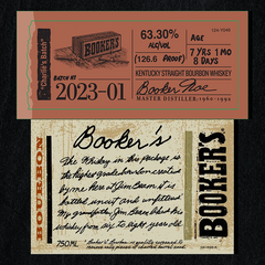 Booker's Small Batch Bourbon Whiskey 750ml 63.3%布克斯小批次波本威士忌