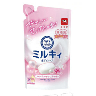 Cow Milky Body Soap Gentle Citrus Floral Soap Pump 500ml Refill 360ml Japan Import