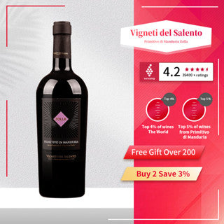 Zolla Vigneti del Salento Primitivo di Manduria DOP 2021 Italy Red Wine 750ml 14%