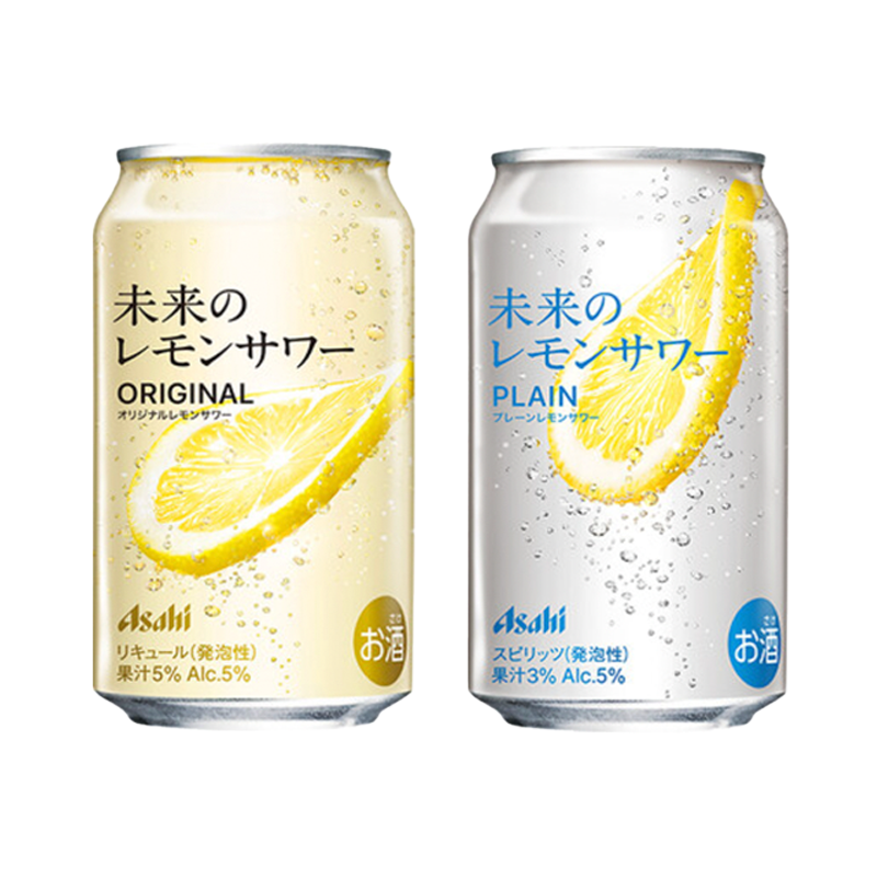 Asahi Future Lemon Original Lemon Sour Chuhai Can Drinks Japanese Beer 5% 345ml