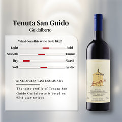 2022 Tenuta San Guido Guidalberto 750ml 14% Central Italy Toscana Merlot Red Wine