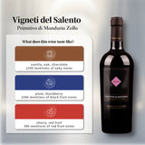 Zolla Vigneti del Salento Primitivo di Manduria DOP 2021 Italy Red Wine 750ml 14%