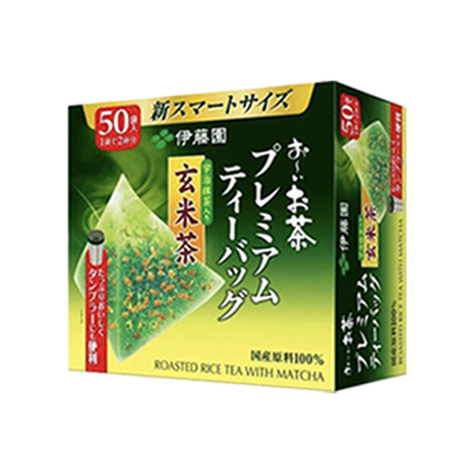 Ito En Oi Ocha Matcha Green Tea Genmaicha Tea Bags  50pcs Bag Japan Import